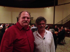 Steven Raichlen and I at the Showcase Dinner.